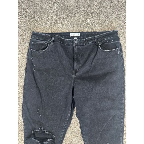 Abercrombie & Fitch Curve Love The Skinny High Rise Black Jeans Women’s 35/20L - Picture 12 of 13